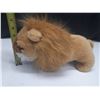 Image 1 : Brown stuffed lion plush- 12"L- like new