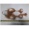 Image 3 : Brown stuffed lion plush- 12"L- like new