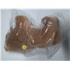Image 4 : Brown stuffed lion plush- 12"L- like new