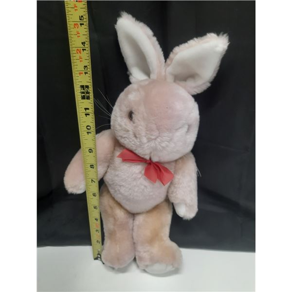 Rabbit plush- 15"L- like new