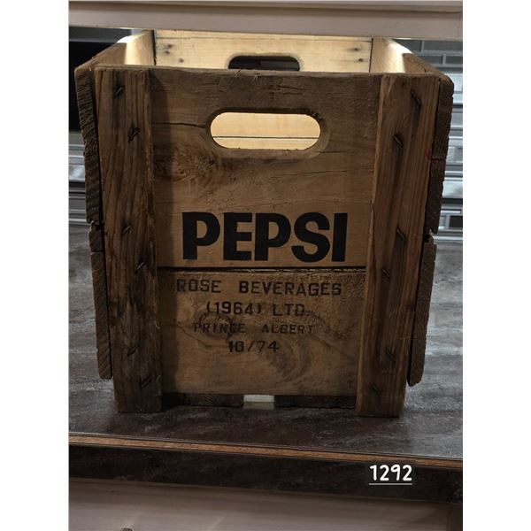 Rose beverages- Pepsi crate- 1964