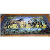 Image 1 : Vintage horse tapestry wall hanging-20" by 38"