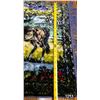 Image 4 : Vintage horse tapestry wall hanging-20" by 38"