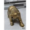 Image 3 : Vintage brass bear- 6" by 3.25"H- 344g