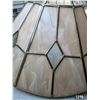Image 2 : Vintage tiffany style stained glass light- 22" by 9"H