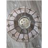 Image 5 : Vintage tiffany style stained glass light- 22" by 9"H