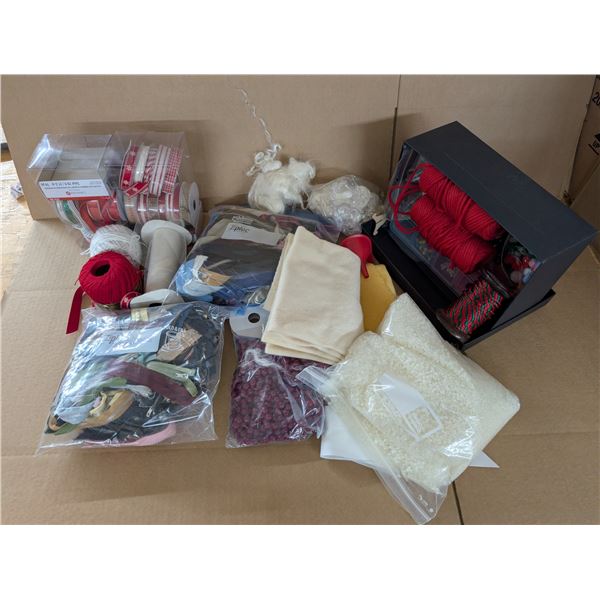 Lot of Misc. Crafts, Zippers, and etc.
