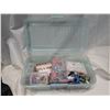 Image 4 : Box of Craft Supplies, Storage for Crafts, and etc.