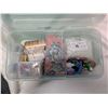 Image 5 : Box of Craft Supplies, Storage for Crafts, and etc.
