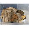 Image 3 : Storage Tub w/ Misc. Fabrics (Fur Like Fabrics)