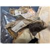 Image 5 : Storage Tub w/ Misc. Fabrics (Fur Like Fabrics)