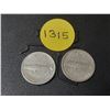 Image 1 : (2) 1967 Canada Silver 10 Cents.