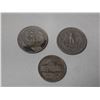 Image 3 : 1965, 1967 U.S.A. Quarter Dollar, 1940 U.S.A Five Cents in Vintage Jar.