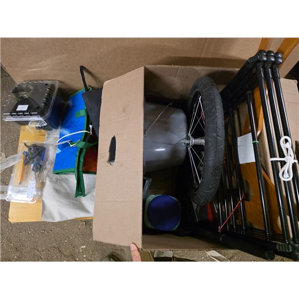 Box of misc items
