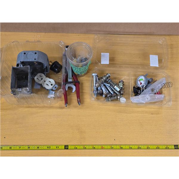 Misc electrical parts and tools