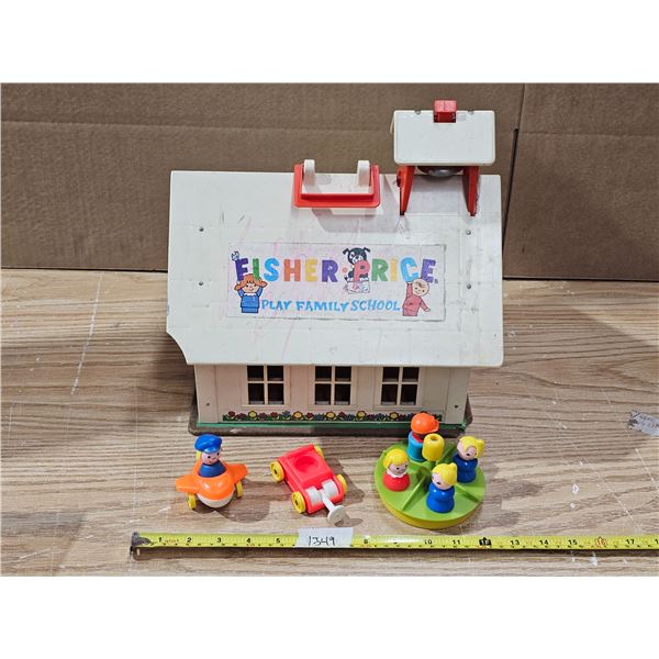 Vintage Fisher Price School w/ Accessories