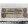 Image 1 : 5 dollars bill- Farmers and exchange bank- unconfirmed