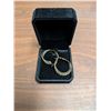 Image 1 : NEW Platinum & 18K Gold Plated 40.0mm Triple Hoop Earrings