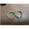 Image 2 : NEW Platinum & 18K Gold Plated 40.0mm Triple Hoop Earrings