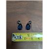 Image 3 : NEW Platinum Plated 2.0ct Each Pear Cut Lab-Created Blue Sapphire Dangle Earrings