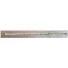 Image 2 : NEW 14K Gold Plated 6.6tcw Simulated Diamond (CZ) Tennis Bracelet - Adjustable 6.5" - 8.5" Long