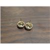 Image 3 : NEW 18K Gold Plated 2.0ct Each Simulated Diamond (CZ) Halo Stud Earrings