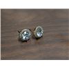 Image 4 : NEW 18K Gold Plated 2.0ct Each Simulated Diamond (CZ) Halo Stud Earrings