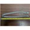 Image 3 : NEW Platinum Plated 14.0mm Iced Out Cuban Link Necklace - 19.5" Long