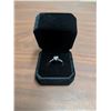 Image 1 : NEW925S 0.75ct Heart Cut Simulated Diamond (CZ) Twist Ring, Size 6, Mounted in 925 Sterling Silver w