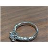 Image 3 : NEW925S 0.75ct Heart Cut Simulated Diamond (CZ) Twist Ring, Size 6, Mounted in 925 Sterling Silver w