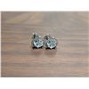 Image 4 : NEW 925S 0.5ct Simulated Diamond (CZ) Heart Halo Stud Earrings, Mounted in 925 Sterling Silver with 