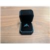 Image 1 : NEW Platinum Plated 1.0tcw Heart Cut Blue Simulated Diamond (CZ) Chanel Ring - Size 7