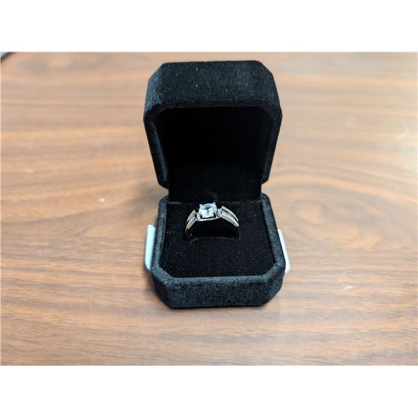 NEW Platinum Plated 1.0ct Simulated Diamond (CZ) Man’s Ring - Resizable
