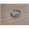 Image 2 : NEW Platinum Plated 1.0ct Simulated Diamond (CZ) Man’s Ring - Resizable