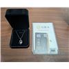 Image 1 : NEW 925S 1.0ct Heart Cut Moissanite Lab Diamond Heart Necklace, Adjustable 16" - 17", Mounted in 925