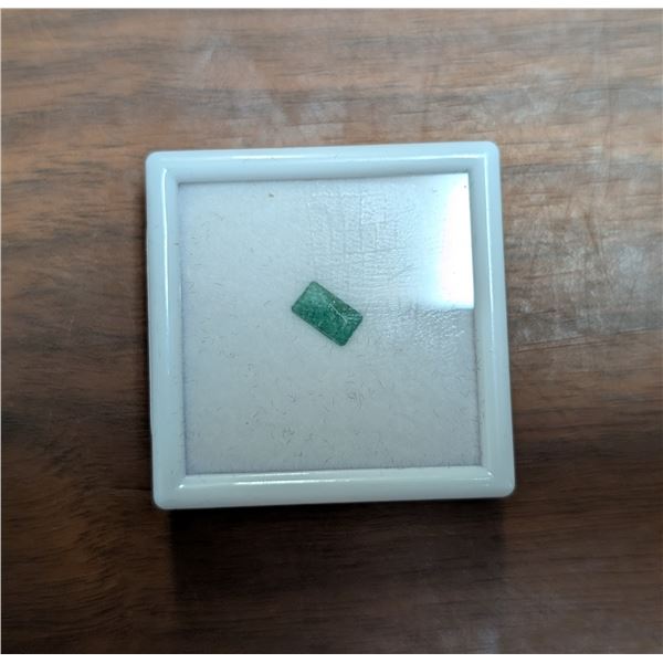 0.65ct Natural Emerald - Untreated - Emerald Cut 4.2*7.4mm