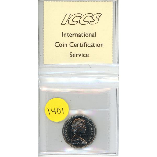 1972 Canadian Fifty Cents - ICCS PL-65 Cameo