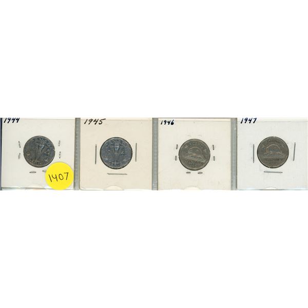 1944-1947 Canadian Five Cents