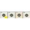 Image 1 : 1966 Canadian Five Cents x 4