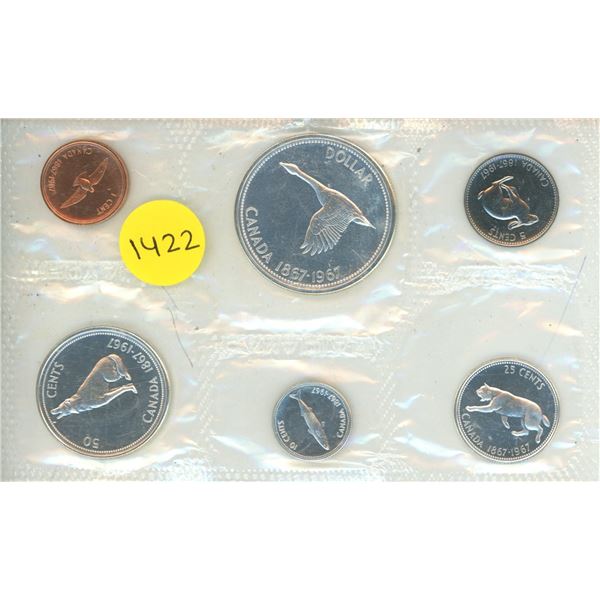 1967 Canadian Silver PL Set
