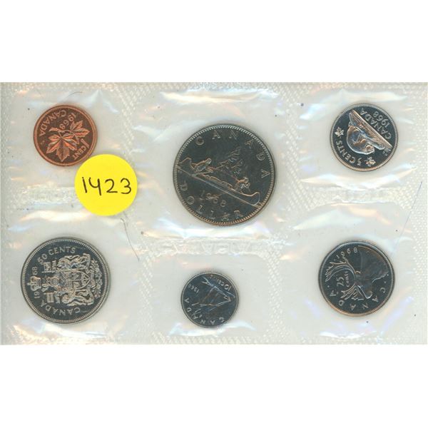 1968 Canadian Silver PL Set - .500