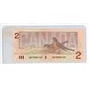 Image 2 : 1986 Bank Of Canada Two Dollar Bank Note