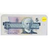 Image 1 : 1986 Bank Of Canada Five Dollar Bank Note