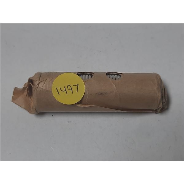 1967 UNC Roll Of Canadian Five Cents