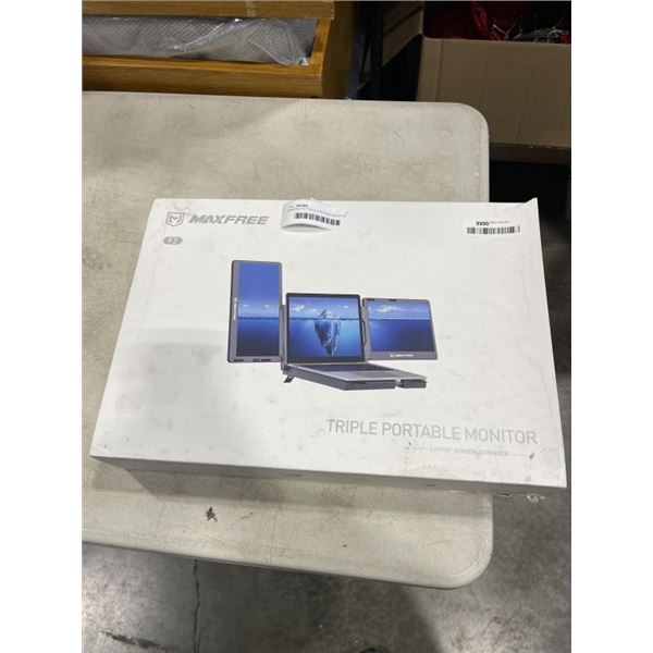 MAXFREE F2 TRIPLE PORTABLE MONITOR LAPTOP SCREEN EXTENDER