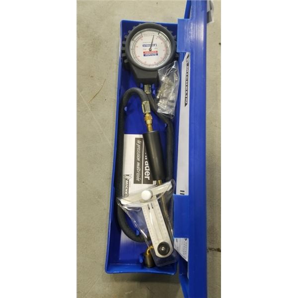 NEW SCHRADER MICHELIN TIRE PRESSURE GAUGE 10-170 PSI W/ TIRE DEPTH