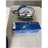 Image 1 : MAKITA CIRCULAR SAW AND BOSCH 4-1/2" ANGLE GRINDER