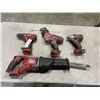 Image 1 : 4PC MILWAUKEE M18 POWER TOOLS, NO BATTERIES