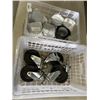 Image 1 : BASKET OF CAR DOOR SIL PROTECTOR AND BASEKT OF CASTERS
