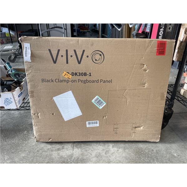 BLACK CLAMP ON PEG BOARD PANEL